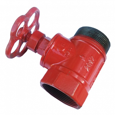 Клапан пожарный чугун прямой DN50 PN16 ВР/НР (класс гермет. А)