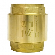 Клапан обратный пружинный STI 32 (латунный шток)