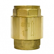 Клапан обратный пружинный STI 25 (латунный шток)